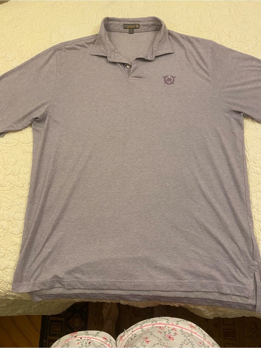 Peter Millar Lavender Heather Polo Shirt